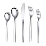 Berglander Flatware 20 Pieces, Stainless Steel Set, Silverware S.... Fixed Price $27.87.