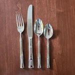 Fortessa Royal Pacific 4-PIECE Place Setting Stainless Steel Bamboo Fovrop. Fixed Price $29.99.