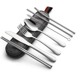 Devico Portable Utensils, Travel Camping Cutlery Set, 8-PIECE Including Knife Fo. Fixed Price $17.50.