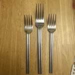 Set Of 3 Dansk Stainless Steel DAS15 Forks- 2 Salad, Dinner Japan. Fixed Price $18.00.