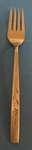 Oneidacraft Deluxe Stainless Capistrano Rose Burnished 7.25 Dinner Fork. Fixed Price $7.00.