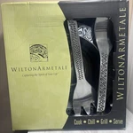 Wilton Armetale Reggae Pattern 3 Piece Salad Serving Set. New, Inbox! Unused.. Fixed Price $29.40.