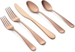 Cambridge Silversmiths Averie Copper Satin 20-PIECE Flatware Set, Service For 4. Fixed Price $32.99.