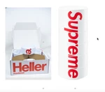 Supreme X Heller Melamine Stackable Bowls - White (set Of 6) SS23. Fixed Price $135.00.