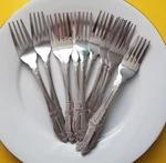 Heavy Duty Dinner Forks Stainless Steel Table Flatware Set Of 12 Durable. Fixed Price $12.49.