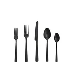 Fortessa Nomad Stainless Steel Flatware, Brushed Matte Black, 20 Piece Place .... Fixed Price $207.66.