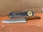 Mighty Oak By Imperial Usa - Chef's Knife 8" Blade Full Tang & Wooden Handle. Fixed Price $12.75.