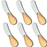 Little Cream Cheese Spreader Knives Setwooden 5 Instainless Steel Butter Knife. Fixed Price $11.07.