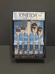 Oneida Cirque Service For 4 - 20 Piece Flatware Set Nos Discontinued Brand New. Fixed Price $99.99.