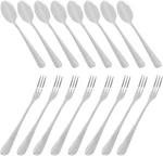 Set Of 16 Demitasse Espresso Spoon Inch) And Stainless Steel Forks (4.8. Fixed Price $14.95.