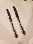 Oneida Stainless Flatware - Dover (glossy) Dinner Knives 2 Replacement. Fixed Price $13.87.