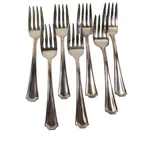 National Co.salad Forks "one"pattern (1915) 7/8 In. Silverplate (7). Fixed Price $33.60.