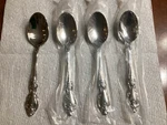 Oneida Louisiana Oval Soup Spoons (set Of Four), 18/8 Stainless Steel. Fixed Price $18.00.