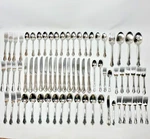 72 Pcs Set Oneidacraft Deluxe Chateau Stainless Flatware Knife Fork Spoon. Fixed Price $99.95.