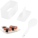 Ayccnh Pack Non Stick Musubi Maker Press With Small Rice Paddle, 1, White. Fixed Price $9.03.