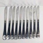10 Winco 0006-08 Heavy Weight Stainless Steel Toulouse Dinner Knives Shelly. Fixed Price $10.00.