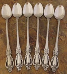 Oneida Raphael Set 6 Iced Tea Spoons Distinction Deluxe Stainless Flatware Lot G. Fixed Price $22.49.