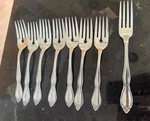 8 Oneida Community Chatelaine Ss Forks 1 Dinner 7 Salad Betty Crocker. Fixed Price $24.99.