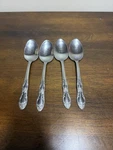 Venus By Oneida 4 Teaspoons Stainless Steel Craft. Fixed Price $11.15.