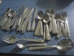 Retroneu Everyday 18/8 RTR30, 62 Pcs, Service For 9/W Extra Pcs.. Fixed Price $75.00.