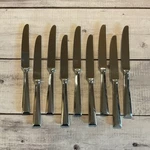 Stanley Roberts SRB95 Stainless Steel Flatware Dinner Knives Set Of Korea. Fixed Price $20.69.