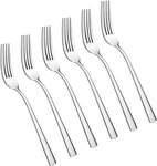 Faderic Dinner Set Of 6, Table Forks, Stainless Steel Fork, 8-INCH,SILVER,. Fixed Price $12.95.