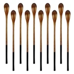 Wooden Long Tea Spoons 9.13 Inches Pieces 100% Natural Handle Drink. Fixed Price $24.17.