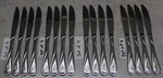 Hampton Silversmiths Stainless Steel Swirl Dinner Knives Set Of 4 / Buy Up 16. Fixed Price $15.99.
