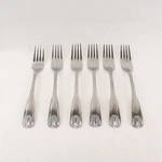 Set Of 6 Oneida Laguna Stainless Steel Dinner Forks 8.5". Fixed Price $49.99.