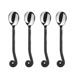 Gourmet Settings Treble Clef 18/10 Stainless Steel Minispoon (set Of Four). Fixed Price $27.99.