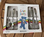 Nos Oneida Paul Revere Stainless Flatware 6 Piece Progress Set Love Lasts Usa. Fixed Price $22.00.