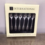 International American Tradition Set Of Six Demitasse Spoons New. Fixed Price $29.95.