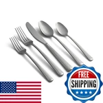 Cambridge Silverware Set Chrysanne Mirror 20-PIECE Service For 4 18/0 Stainless. Fixed Price $152.98.