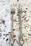 Gourmet Settings Twist Rope Stainless Flatware 18/8 Fork Knife Spoon Lot Of 14. Fixed Price $54.99.