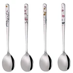 Korean Soup Spoons, 18/8 Stainless Steel Long Handle Inch Tablespoon, Asian.... Fixed Price $21.07.