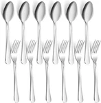 12 Pieces Spoons And Forks Set,food Grade Stainless Steel Flatware Cutlery SET,6. Fixed Price $12.30.