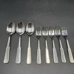 Cambridge Stainless Steel CBS18 5 Salad Forks & 3 Tablespoons. Fixed Price $11.94.