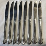 Oneida Ltd 1881 Rogers Repose Stainless Dinner Knives 9 Inch. Fixed Price $39.99.