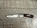 Moki Leaf Knife MK-810IL Ironwood And Abalone, New. Fixed Price $225.00.