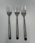 Towle Living Wave Stainless Steel Salad Forks Lot Of 3. Fixed Price $16.19.