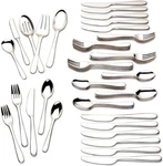 Lenox Oneida Stratton / Bayfront Drive Stainless 65-PIECE Flatware Set. Fixed Price $109.95.