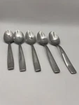 Oneida Everdine Everyday Flatware Teaspoons, Set Of 5, 18/0 Stainless Steel. Fixed Price $17.50.