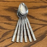 The Cellar CLF2 Bamboo 6 Teaspoons Stainless Flatware 1/4. Fixed Price $29.99.